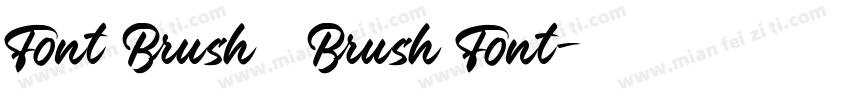 Font Brush   Brush Font字体转换
